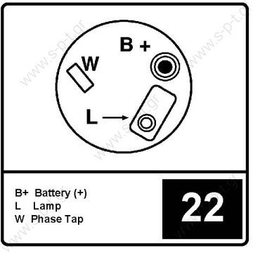 A13VI171   VALEO ΔΥΝΑΜΟ RENAULT  12V 110 Amp  RENAULT Espace III (JE) D    0986042201 BOSCH ΔΥΝΑΜΟ RENAULT   PV6x55 	Alternator Product Application:	Renault / Volvo Replacing A13VI210 Lucas LRB462 LRB461 Hella CA1308 CA1309 Renault Various Models - 